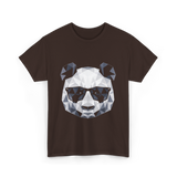 Polygonal Panda Cool Panda T-Shirt - Dark Chocolate