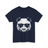 Polygonal Panda Cool Panda T-Shirt - Navy