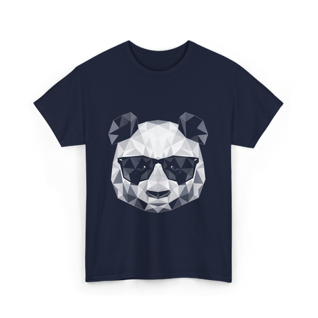 Polygonal Panda Cool Panda T-Shirt - Navy