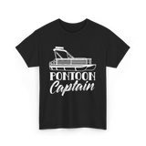 Pontoon Captain Boating T-Shirt - Black