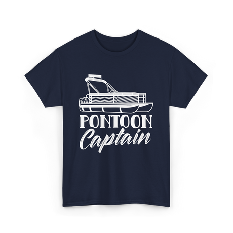 Pontoon Captain Boating T-Shirt - Navy