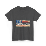 Pontoon Captain Boating Watercraft T-Shirt - Dark Heather