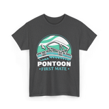 Pontoon First Mate Boating T-Shirt - Dark Heather