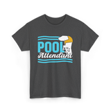 Pool Attendant Lifeguard Swimming T-Shirt - Dark Heather