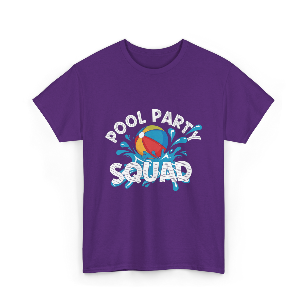 Pool Party Squad Pool Party T-Shirt - Purple