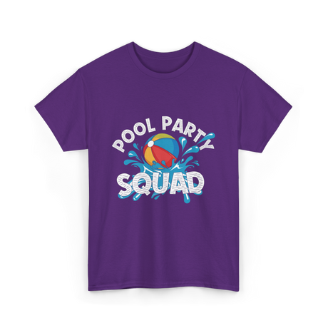 Pool Party Squad Pool Party T-Shirt - Purple