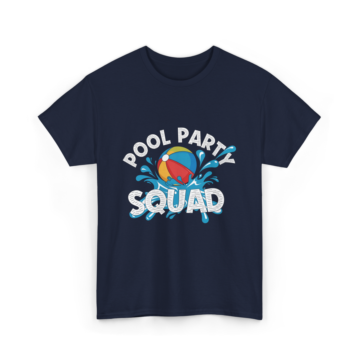 Pool Party Squad Pool Party T-Shirt - Navy