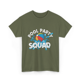 Pool Party Squad Pool Party T-Shirt - Military Green