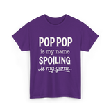 Pop Pop Is My Name Grandpa T-Shirt - Purple