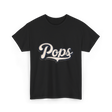 Pops Grandpa Pops T-Shirt - Black