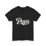 Pops Grandpa Pops T-Shirt - Black