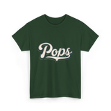 Pops Grandpa Pops T-Shirt - Forest Green