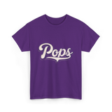 Pops Grandpa Pops T-Shirt - Purple