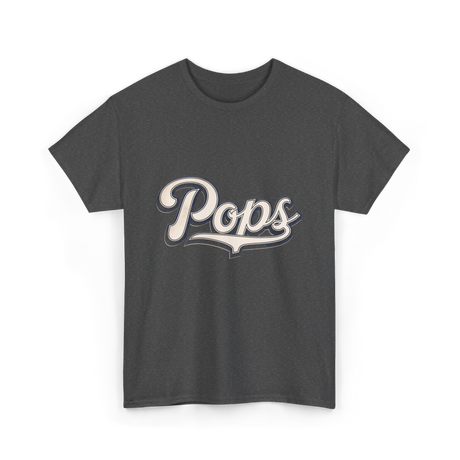 Pops Grandpa Pops T-Shirt - Dark Heather