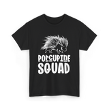 Porcupine Squad Porcupine Animal T-Shirt - Black