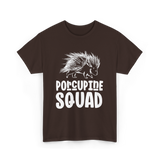 Porcupine Squad Porcupine Animal T-Shirt - Dark Chocolate