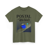 Postal Worker Mail Carrier T-Shirt - Military Green