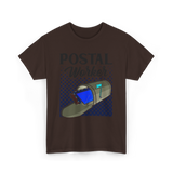 Postal Worker Mail Carrier T-Shirt - Dark Chocolate