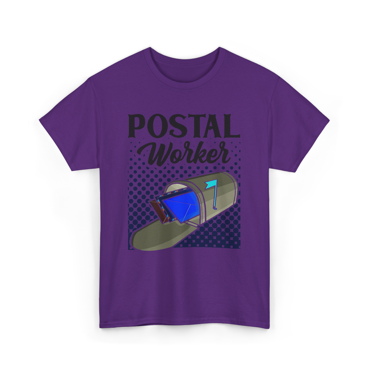 Postal Worker Mail Carrier T-Shirt - Purple