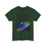 Postal Worker Mail Carrier T-Shirt - Forest Green