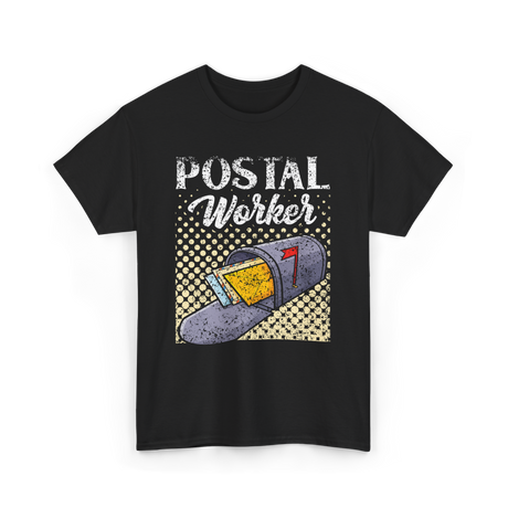 Postal Worker Mailman Career T-Shirt - Black