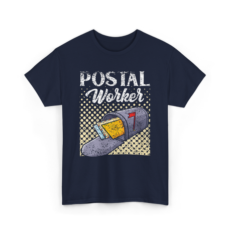 Postal Worker Mailman Career T-Shirt - Navy