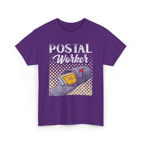 Postal Worker Mailman Career T-Shirt - Purple