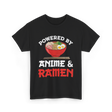 Powered by Anime Ramen T-Shirt - Black