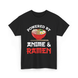 Powered by Anime Ramen T-Shirt - Black