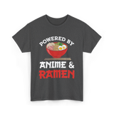 Powered by Anime Ramen T-Shirt - Dark Heather