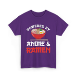 Powered by Anime Ramen T-Shirt - Purple