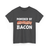 Powered By Bacon Bacon Lover T-Shirt - Dark Heather