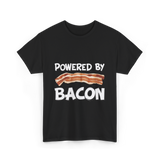 Powered By Bacon Bacon Lovers T-Shirt - Black