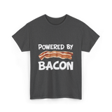 Powered By Bacon Bacon Lovers T-Shirt - Dark Heather