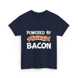 Powered By Bacon Bacon Lovers T-Shirt - Navy