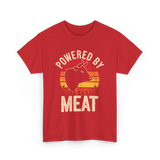 Powered By Meat Carnivore T-Shirt - Red