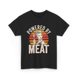 Powered By Meat Carnivore Woman T-Shirt - Black