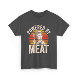 Powered By Meat Carnivore Woman T-Shirt - Dark Heather