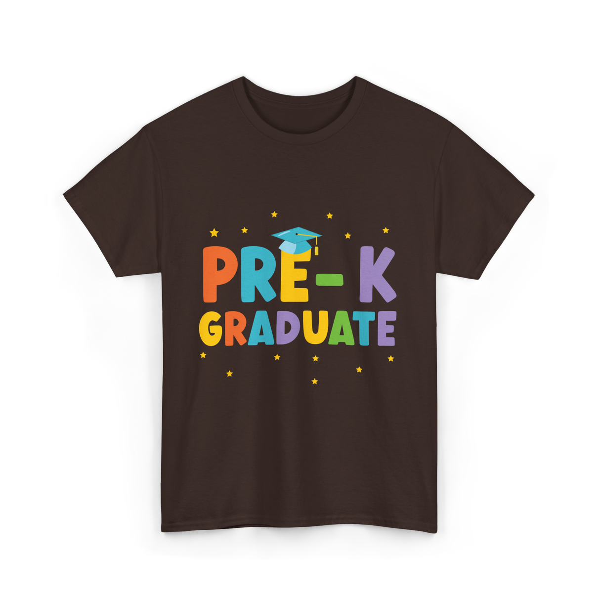 Pre-K Graduate Kids Graduate T-Shirt - Dark Chocolate