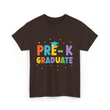 Pre-K Graduate Kids Graduate T-Shirt - Dark Chocolate