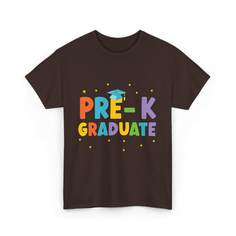 Pre-K Graduate Kids Graduate T-Shirt - Dark Chocolate