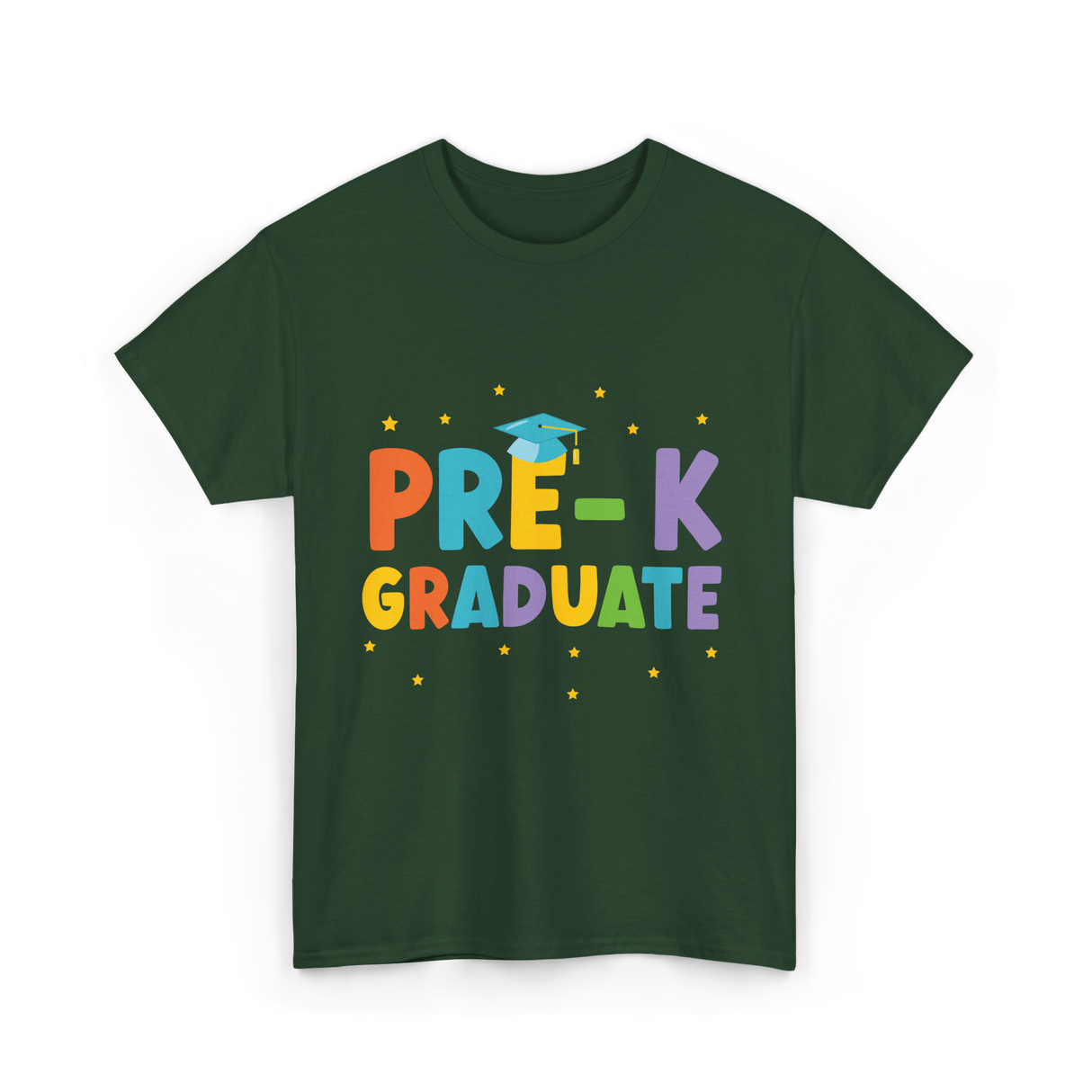 Pre-K Graduate Kids Graduate T-Shirt - Forest Green