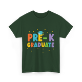 Pre-K Graduate Kids Graduate T-Shirt - Forest Green