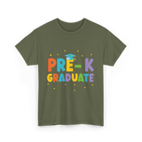 Pre-K Graduate Kids Graduate T-Shirt - Military Green