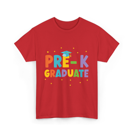 Pre-K Graduate Kids Graduate T-Shirt - Red