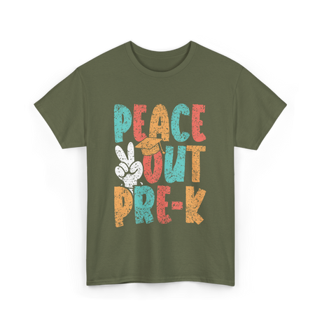 Pre-K Kids Pre-Kindergarten T-Shirt - Military Green