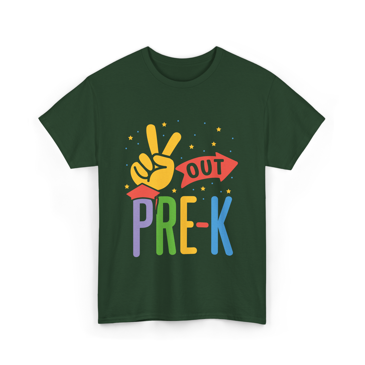 Pre-K Kids T-Shirt - Forest Green