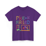 Pre-K Nailed It Pre-Kindergarten Kids T-Shirt - Purple