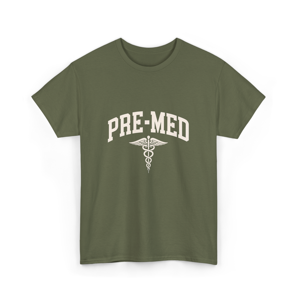 Pre Med Pre Medicine Future Doctor T-Shirt - Military Green