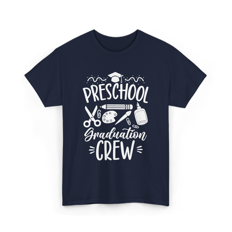 Preschool Graduation Crew Graduation T-Shirt - Navy